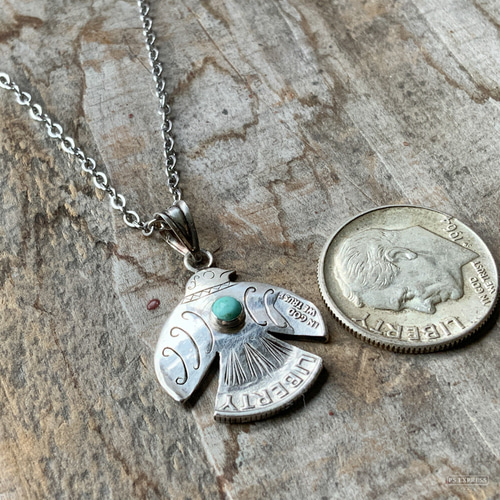 The Flat Head サンダーバード ターコイズ ネックレス ペンダント フラットヘッド THE FLAT HEAD ペンダントトップ FN-JP-215T