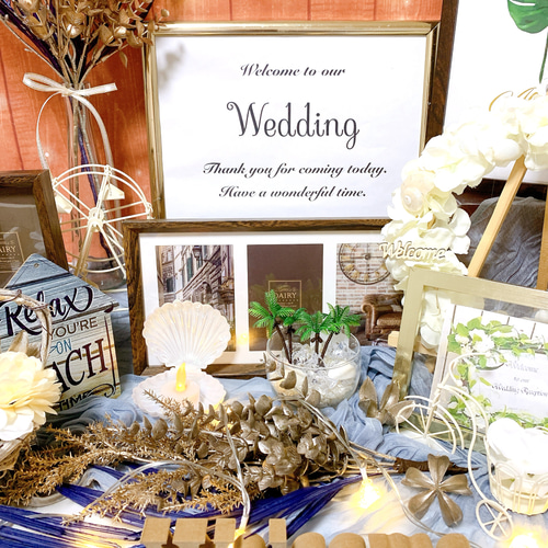 1名様限定 受注製作 No.971 ウェルカムスペース 結婚式 まとめ売り