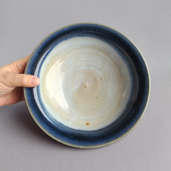 鉢　藍釉　【商品番号：00494】 3枚目の画像