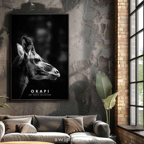 No.0021】オカピ【＃フォト・アニマルズ】 写真・グラフィック