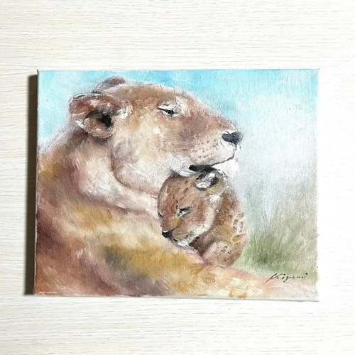 24時間以内に売れなければ300円❗　原画絵画　「見つめるキャッツ」 24時間以内に売れなければ300円❗原画絵画「見つめるキャッツ」