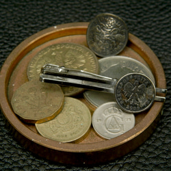 ＃T1 Poland  Coin Tie pin 4枚目の画像