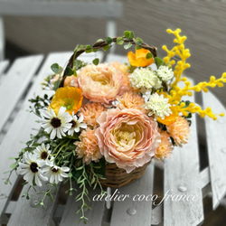 【母の日　３特典付】母の日フラワー　母の日の花　母の日ギフト　母の日造花　母の日フラワーアレンジ　フラワーギフト 7枚目の画像