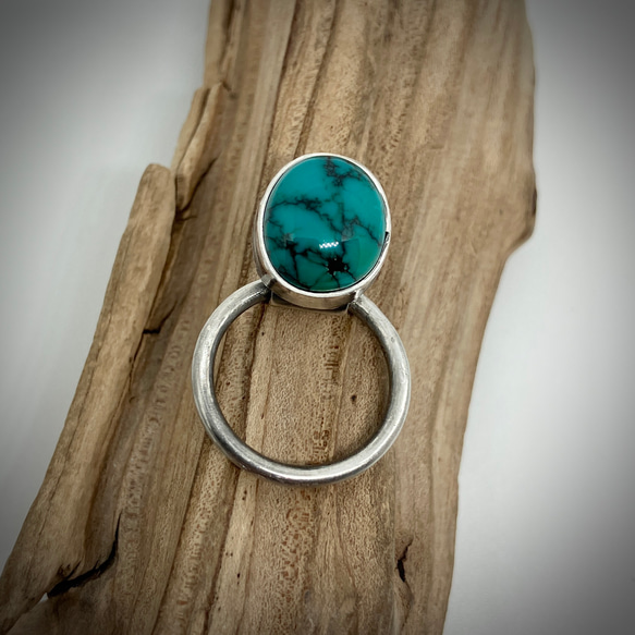 ターコイズマウンテン シルバー925 ペンダントトップ ターコイズ