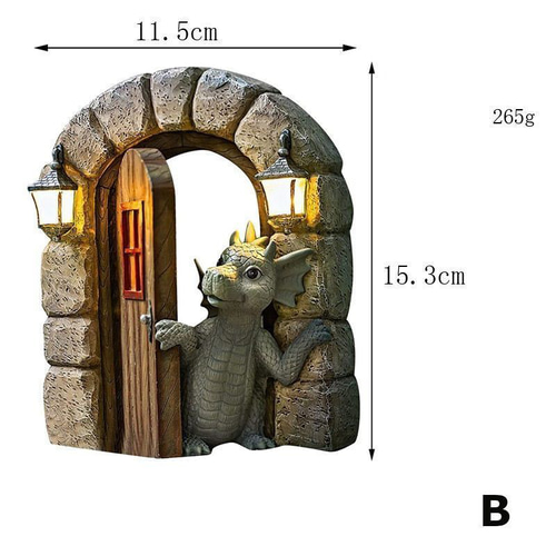 ドラゴン 彫刻 2点セット インテリア 庭 ガーデン 龍 オーナメント