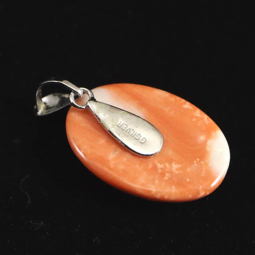 宮古島産 天然 宝石珊瑚 桃色サンゴ ペンダント 1.96g #77757