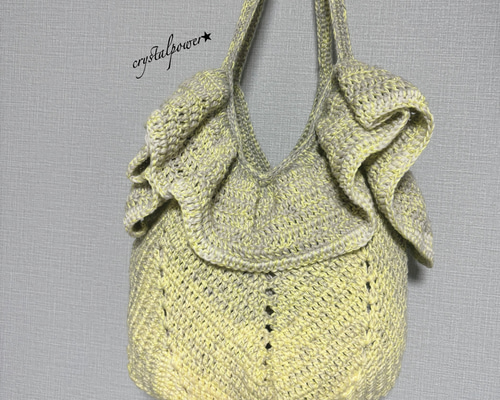グラニーバックフリル イエロー その他バッグ crystalpower 通販