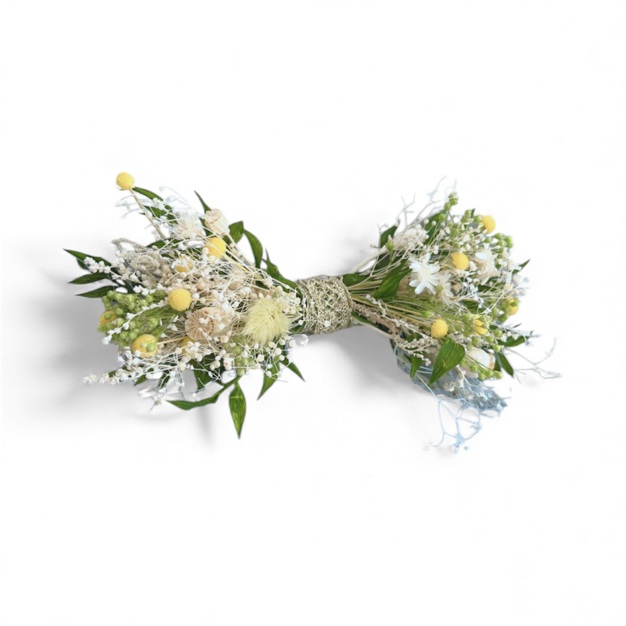 結婚式/前撮り/成人式/パーティーにおすすめドライフラワー蝶ネクタイ