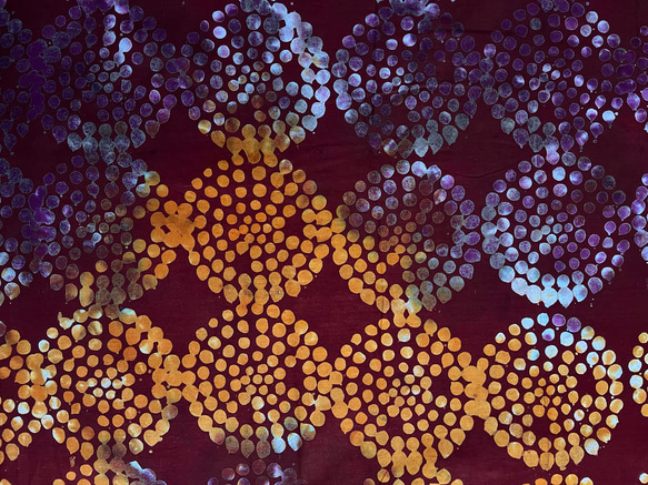 アフリカ タイダイ染め 4枚目の画像