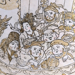 銅版画　宝船　七福神 5枚目の画像