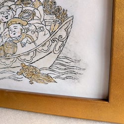 銅版画　宝船　七福神 3枚目の画像