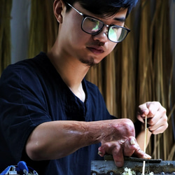 ハンドメイド ヘアアクセサリー 竹製 雲舞 マジェステ かんざし 髪飾り 竹色 極軽い 恋人 誕生日 記念日 母の日 17枚目の画像