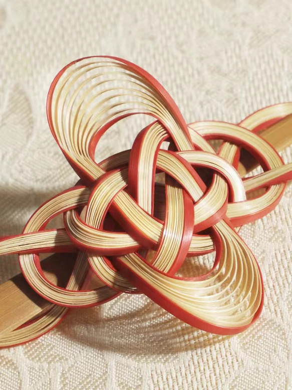 ハンドメイド ヘアアクセサリー 竹製 雲舞 マジェステ かんざし 髪飾り 竹色 極軽い 恋人 誕生日 記念日 母の日 7枚目の画像