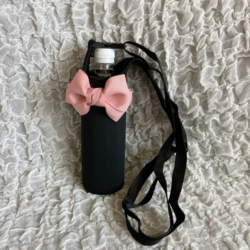 ハンドメイド　オーダー　水筒　カバー　リボン ハンドメイド オーダー 水筒 カバー リボン