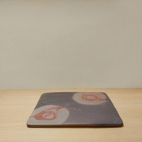 備前焼 角大皿 備前焼反り長角大皿・ゴマ緋襷ボタモチ【12】 備前焼 洋中