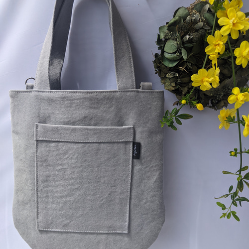 春色ミナペルホネントート【anemone/gray】アネモネグレー 2way 春色ミナペルホネントート【anemone/gray】アネモネグレー 2way