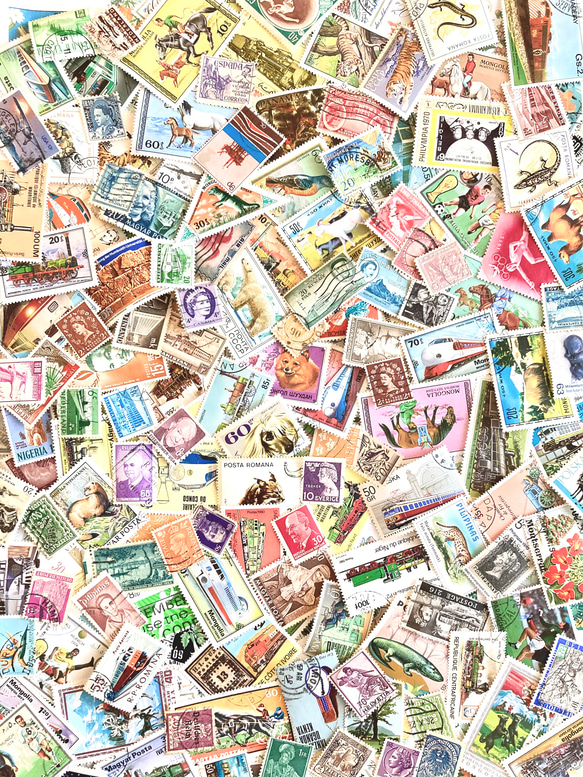 ＊.。海外の美しい切手.。＊ 60枚アソートセット ヴィンテージ H 1枚目の画像