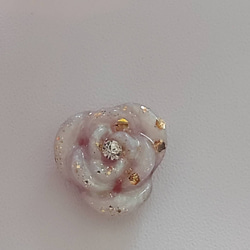 【2way】(ローズピンク)バラの耳飾り 4枚目の画像