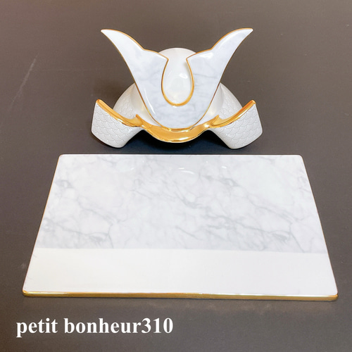 名入れ生年月日無料】ポーセラーツ兜こどもの日かぶと 雑貨・その他