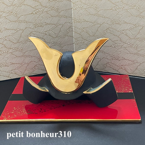 受注制作】ポーセラーツ兜こどもの日かぶと 雑貨・その他 Petit