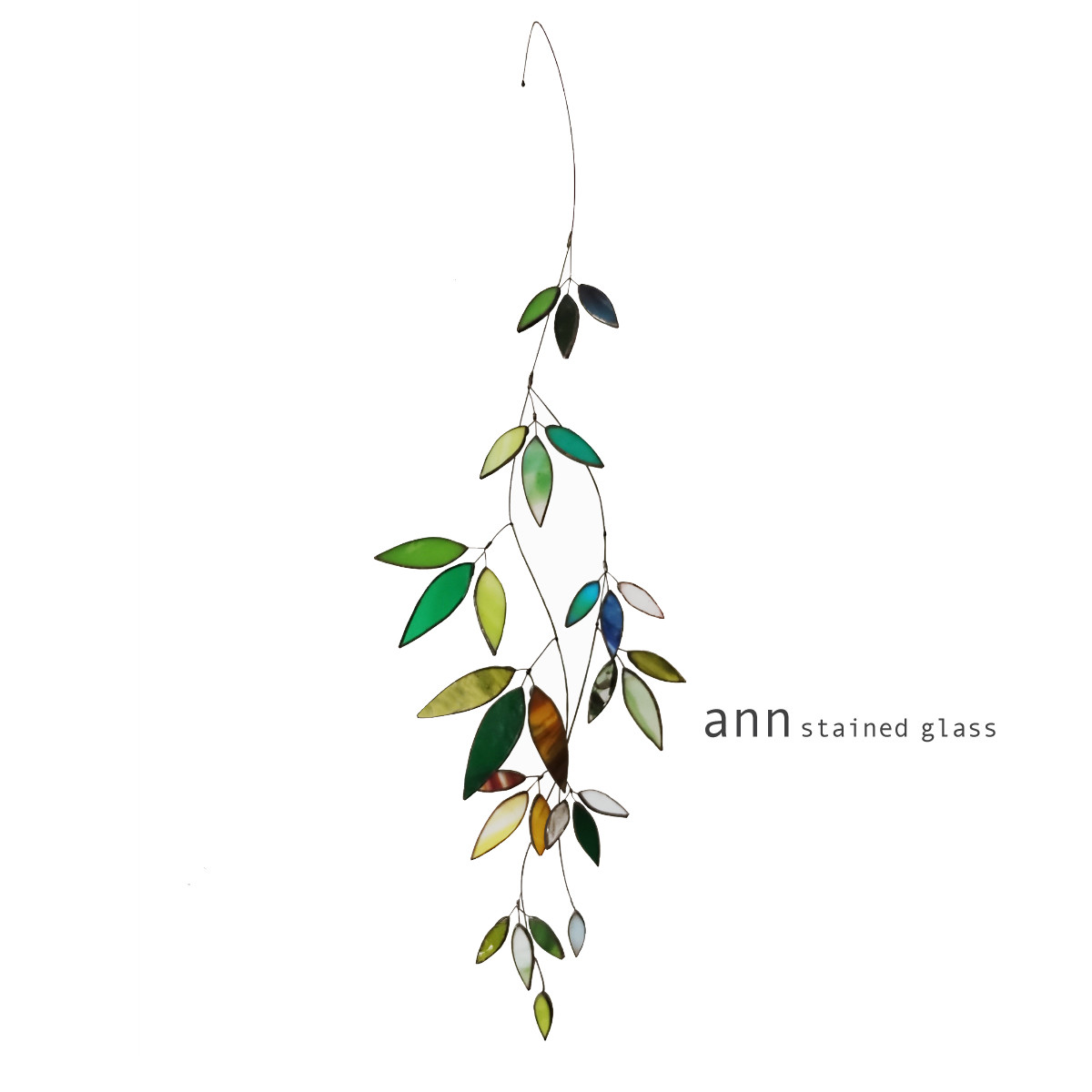 ステンドグラス　ユーカリ240422-G