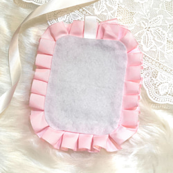 トレカケース　硬質カードケース　ハンドメイド　レースデコ　カードデコ 3枚目の画像