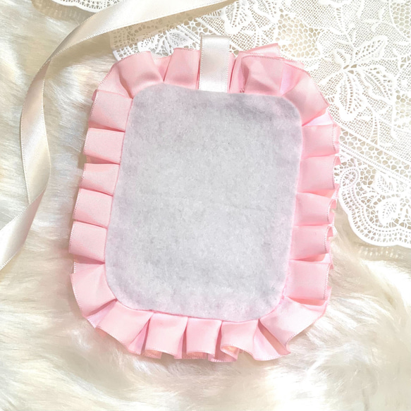 トレカケース　硬質カードケース　ハンドメイド　レースデコ　カードデコ 3枚目の画像
