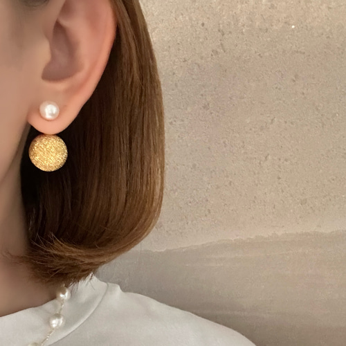 silverボール パール キャッチ ピアス ゴールド シルバー ピアス silverボール パール キャッチ ピアス ゴールド シルバー ピアス