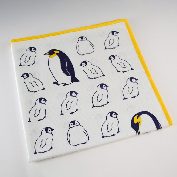 風呂敷　ふろしき 　お弁当包み　ギフト　綿100％　日本のかたち　アニマル　ペンギン　日本製　50cm幅　 5枚目の画像