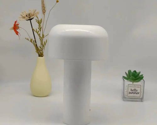 きのこ ランプ 白 ホワイト ナイトランプ 充電式 USB ナイトライト