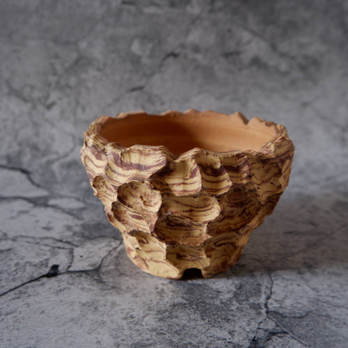 作家もの 陶芸壺 花器 多肉植物