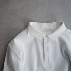 ラガーコットンシャツ/col.white/size1&2 9枚目の画像