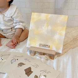 【貼るタイプ】first art tag ファーストアートタグ 木製アートタグ 10枚目の画像