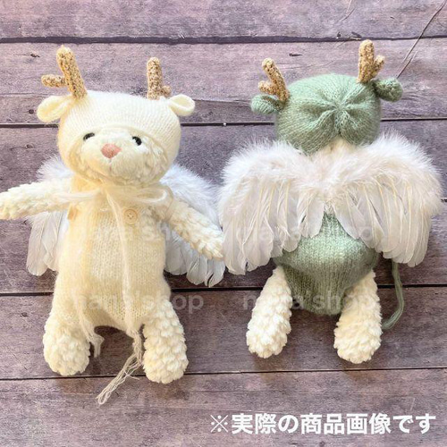 3ヶ月用緑♪辰耳帽子とオーバーオールたつニューボーンフォト衣装ボンネット 6ヶ月用緑♪辰耳帽子とオーバーオール たつ ニューボーンフォト