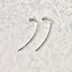 【受注製作】rosées / sapphire silver hook earrings サファイアシルバーフックピアス 4枚目の画像