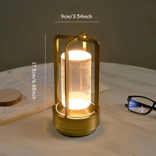 ランプ ライト ゴールド 金 照明 ポータブル LED テーブルランプ