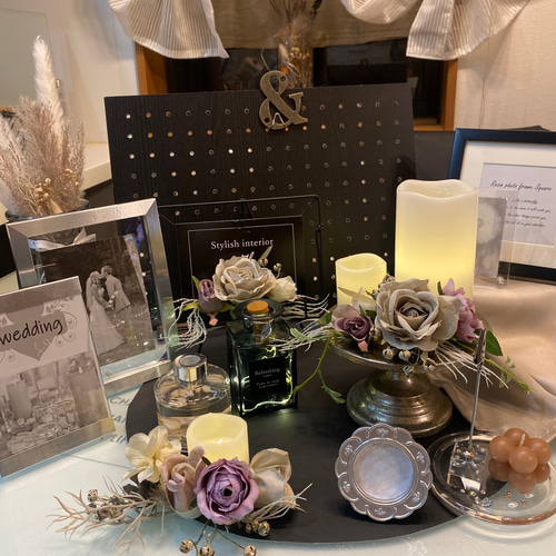 ウェルカムスペース Black & silverお洒落 フレームおまとめセット