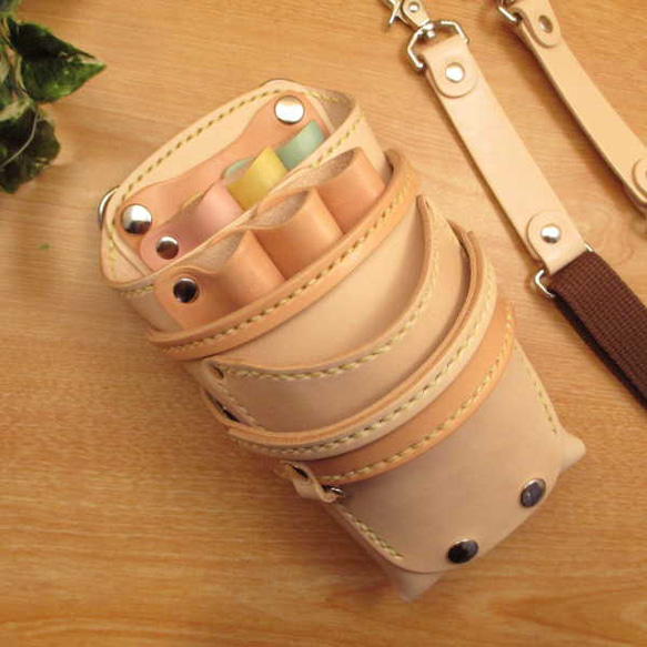 ハンドメイド シザーケース ヌメ革 Pin page