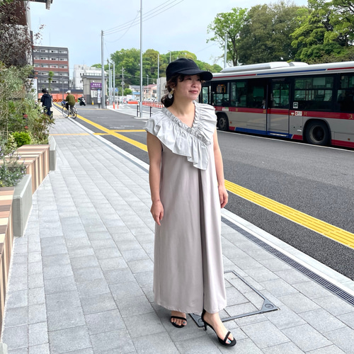洗えるリネン】真夏も涼しい麻素材♡大人のリネンキャップ♡サイズ調整