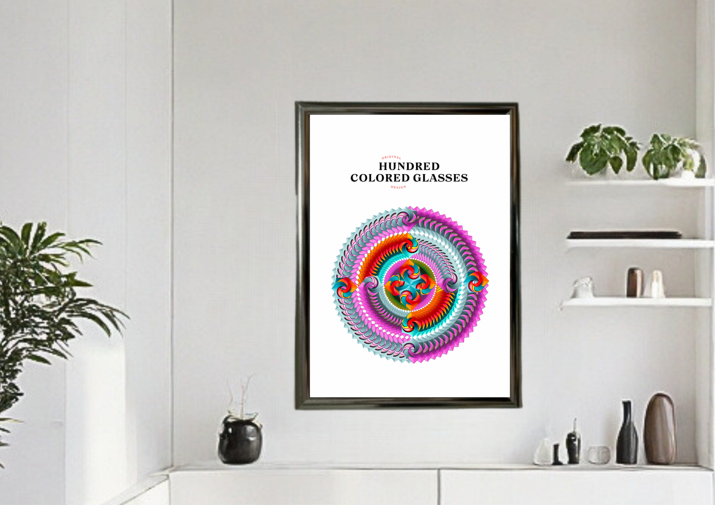 hundred colored glasses　393        Ω