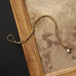 natural pearl mantel necklace R6N002 8枚目の画像