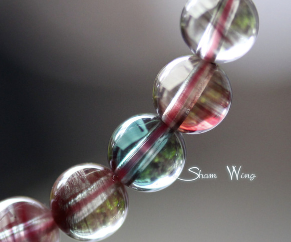 宝石質カラーチェンジアンデシン約6.2mm前後ブレスレット