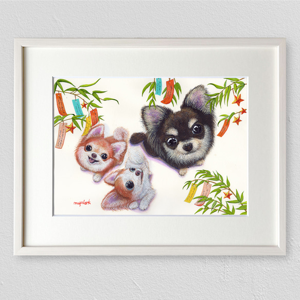 定番の冬ギフト 絵本作家】金澤麻由子「ぼくだけ？」猫 アクリル画 額装 懐かしき 絵画