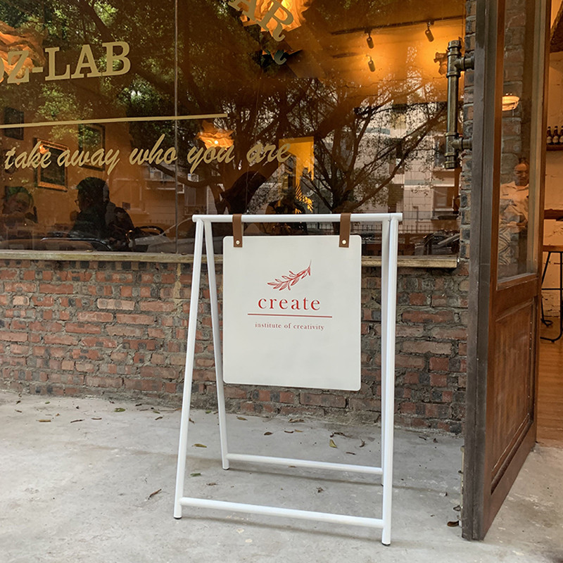 アウトドア　シンプル   防風  スタンド式看板   ポスター展示棚   表札   ミルクティー店   スイーツショップ