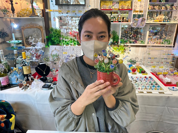 当店人気のおうちで作ろう‼︎可愛いビー玉のお花アレンジメント体験キット 7枚目の画像