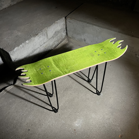 スケートボード　スケボー　サイドテーブル　椅子　イス　チェア　ベンチ　スツール　ミニテーブル　ローテーブル　112 3枚目の画像