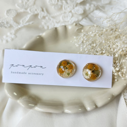 かすみ草 ヘアゴム セット ドライフラワー レジン アクセサリー 入学式