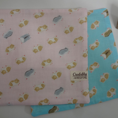 パッチ*2*やわらかガーゼハンカチ*3枚セット*ハンドメイド パッチ*2*やわらかガーゼハンカチ*3枚セット*ハンドメイド