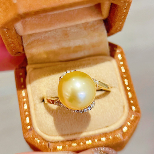 PT南洋パールリング 南洋ゴールデンパール リング【K18】 | iichi 日々の暮らしを心地よく