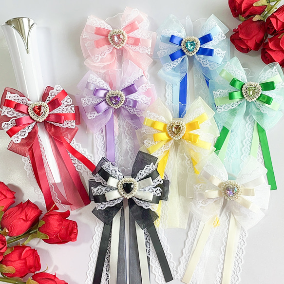 ペンライトリボン/キンブレリボン/推し活/推しカラー リボン